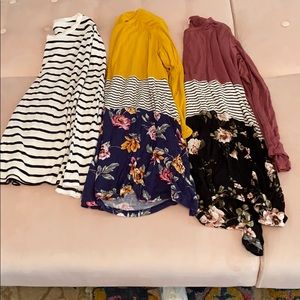 Three shirts!! Good condition!!